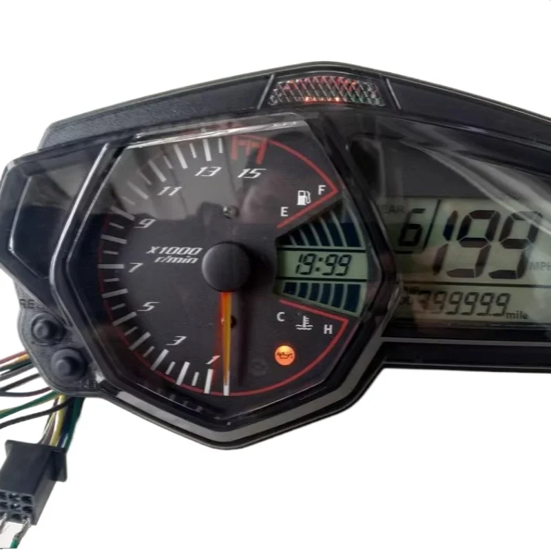 

Motorcycle modified domestic R3 sports car LCD instrument panel Bao Diao V6 universal modified adjustable speed