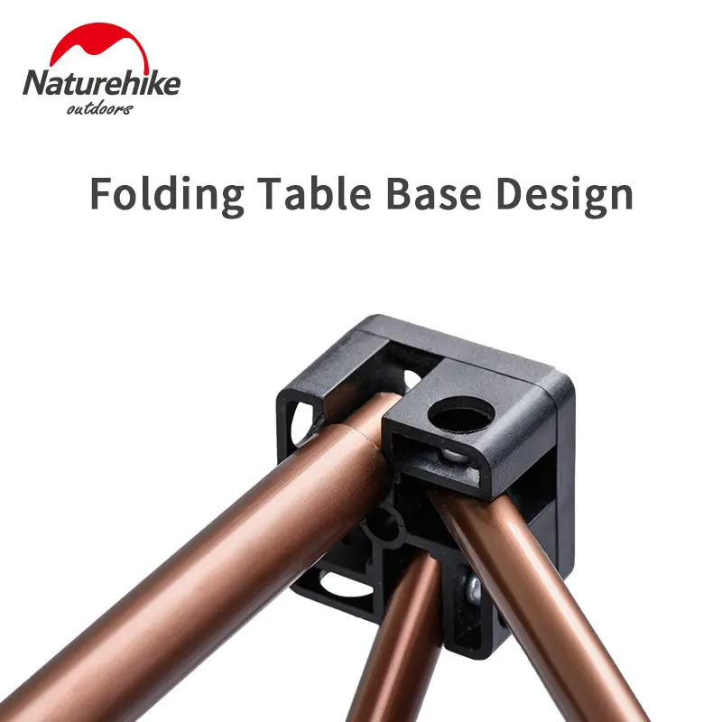 Naturehike Folding Square Table Lightweight Aluminum Alloy Desk for Outdoor Camping Picnic BBQ Barbecue Grill Portable