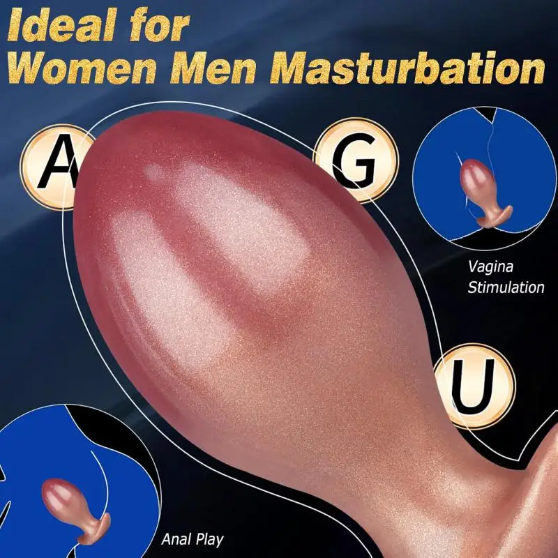 Anal Plug Wearable Egg Shaped Anal Dilator Trainer Silicone G-spot Prostate Massager Couples Sex Toys For Men Women Masturbation view 5