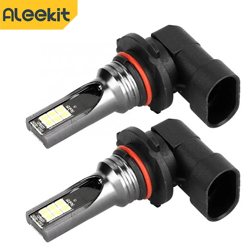 Aleekit LED Fog Lamp Automotive Headlamp DC 9V-36V Fog Light 24W H8/H11 Socket Automotive Fog Bulb 6000K/3000K/12000K LED Bulb