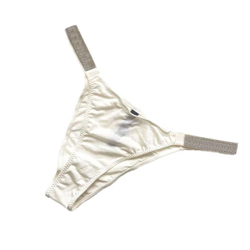 여성용 라인석 레터 비키니 팬츠, 섹시 란제리, 새틴 핑크, 티팬티 브랜드 속옷 팬티, 로우 라이즈 여성 브라, 편안한 브리프