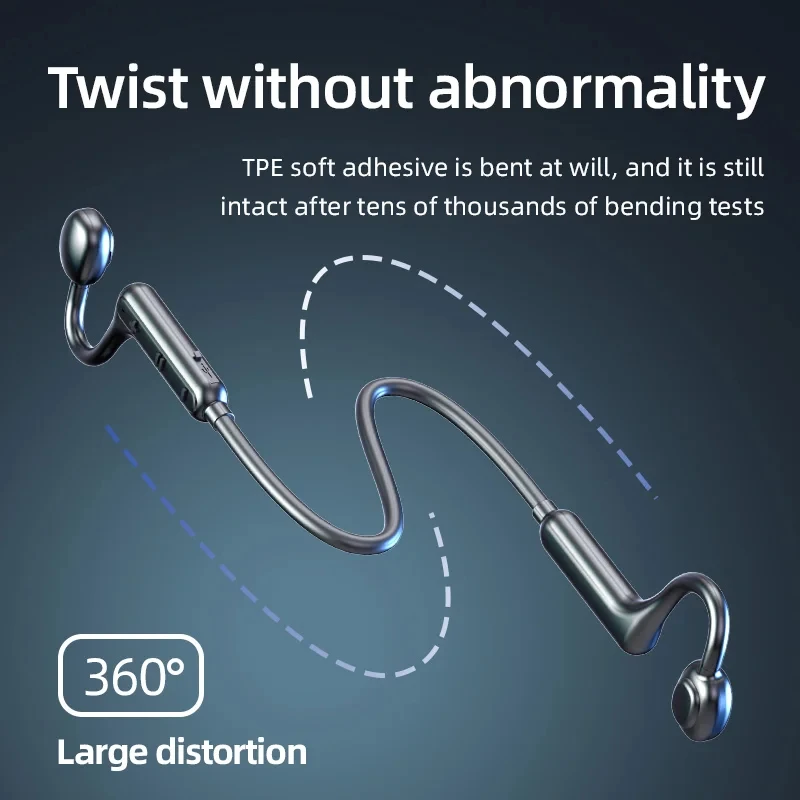 Bluetooth Earphone Neck Mounted Wireless Headset open-back earphones High Power smooth Sound Conduction Long Battery Life 2025