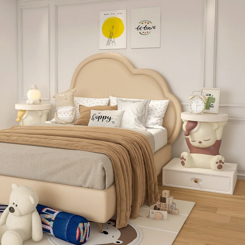 Tempat tidur anak Modern lucu Nordik Modern Anak tempat tidur anak-anak penyimpanan kabinet sudut furnitur anak-anak RR50CN