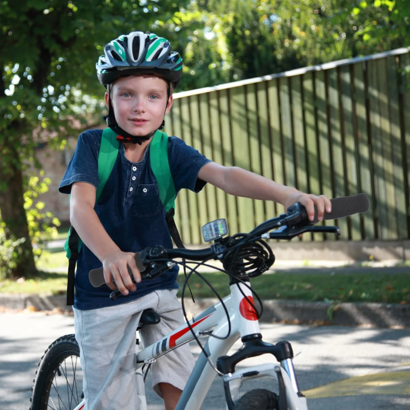 

4pcs Bike Handlebar Grips Sponge Covers Lightweight Non-Slip Durable Shock-Absorption Insulation For Road Mountain Bike Cycling