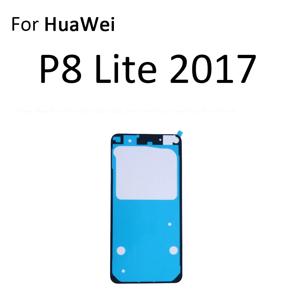لهواوي P الذكية زائد برو Z P20 P30 P8 P9 لايت 2017 2018 عودة الإسكان غطاء لاصق ملصق الشريط الغراء استبدال أجزاء