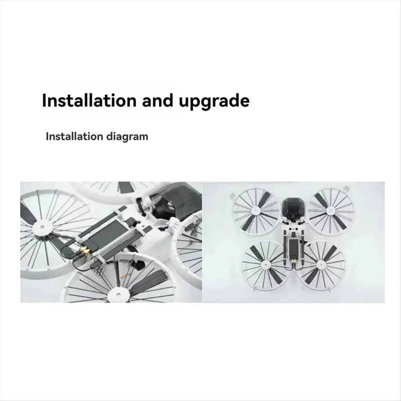 Kit de suporte fixo A55T para trem de pouso do módulo 4G celular DJI com antena de cabo de dados