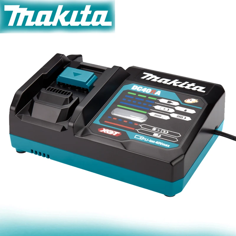 Imagem -02 - Makita Bateria de Lítio Carregador Ferramenta Acessório Carregador Optimum Rápido Display Digital Xgt Dc40ra Dc40rb Dc40rc Dc18sd 40v 18v