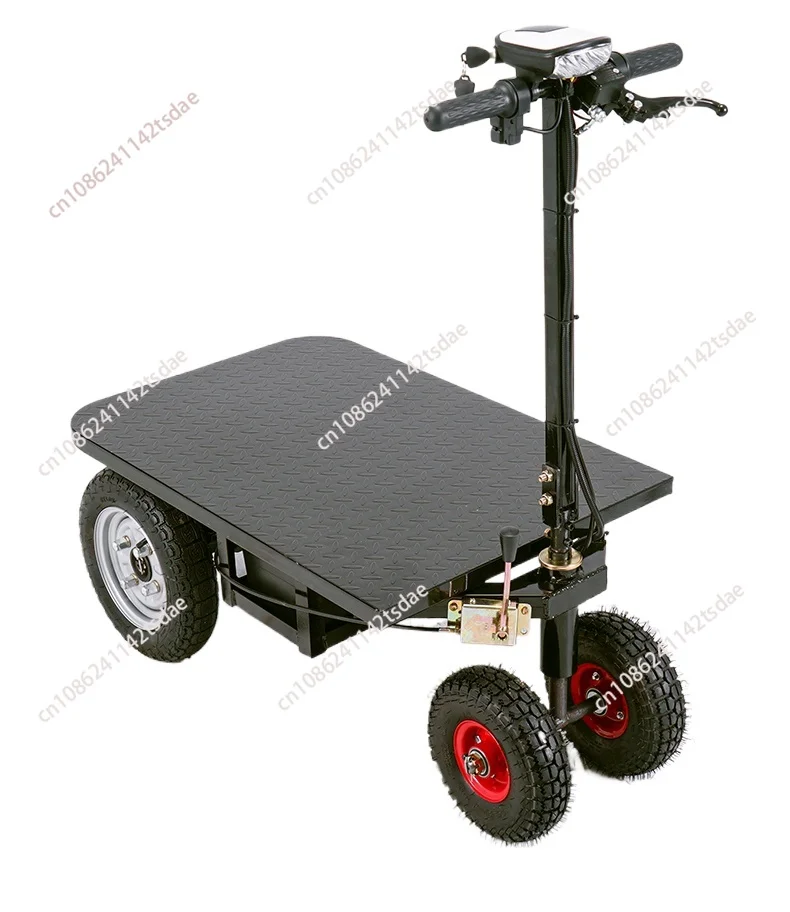 

Electric flatbed truck, transport vehicle, construction site decoration, folding electric scooter, cargo hauling