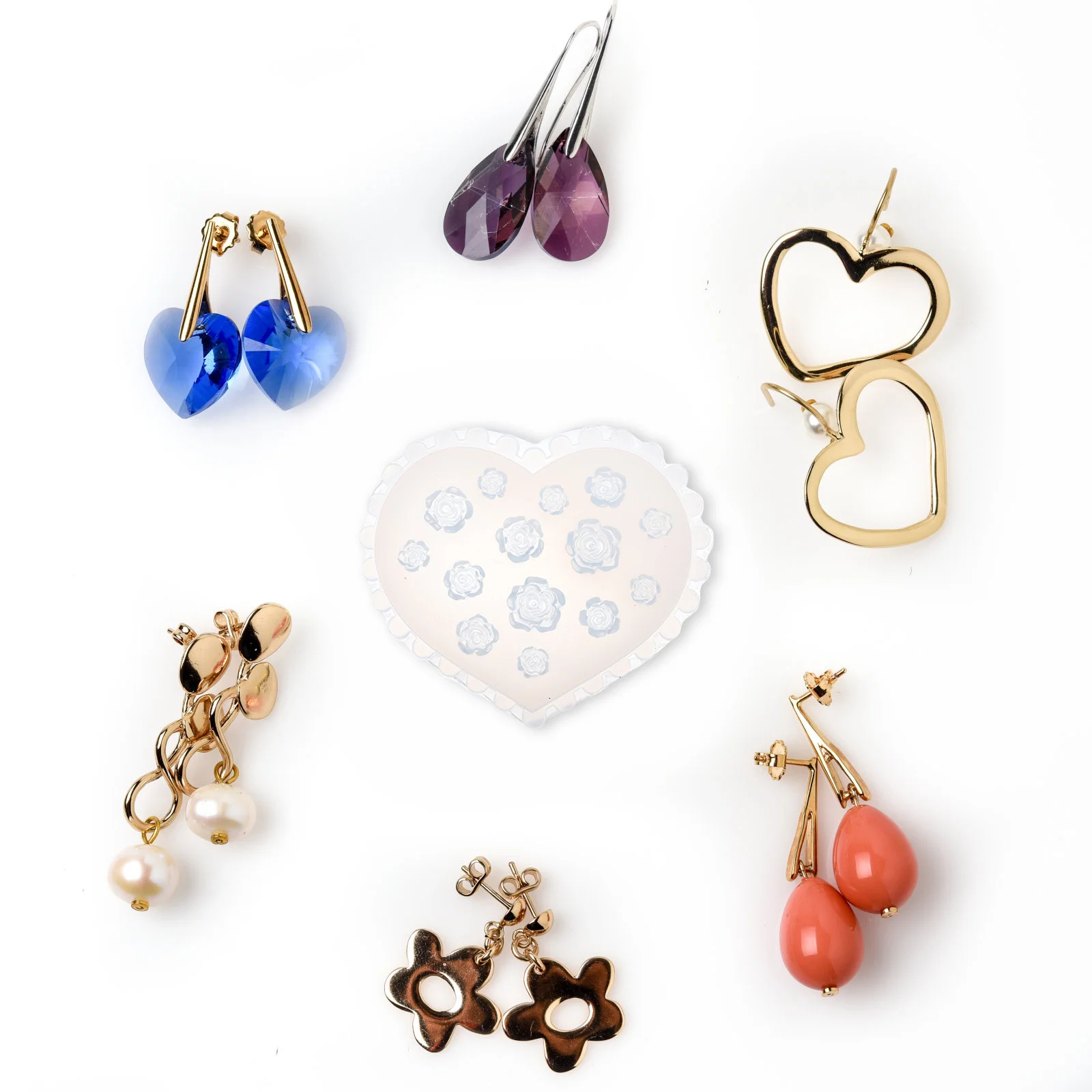 3 Buah Cetakan Liontin Kalung Silikon Desain Mawar untuk Perhiasan Resin Epoksi Kerajinan DIY Cetakan Pengecoran Cetakan Resin Epoksi