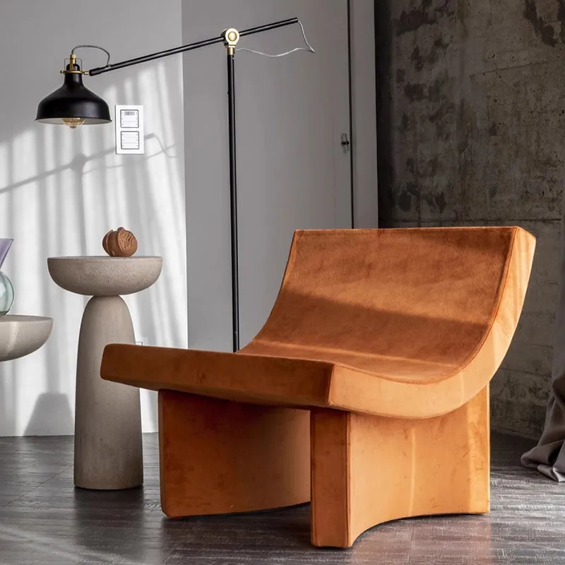 

Nordic negotiation chair Italian Italian Talk living room low back chair designer simple sofa chair leisure Furniture Home