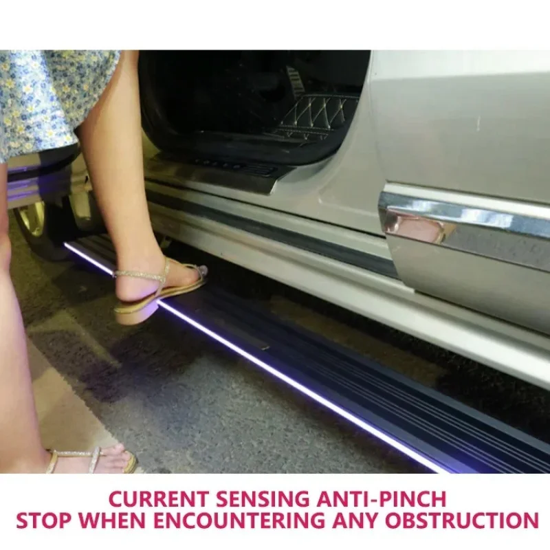 

Factory Hot Selling Side Foot Pedal Running Boards with LED Lash Light 21/22/23 Year Models Ride Prevention Step for GAC Trumpc