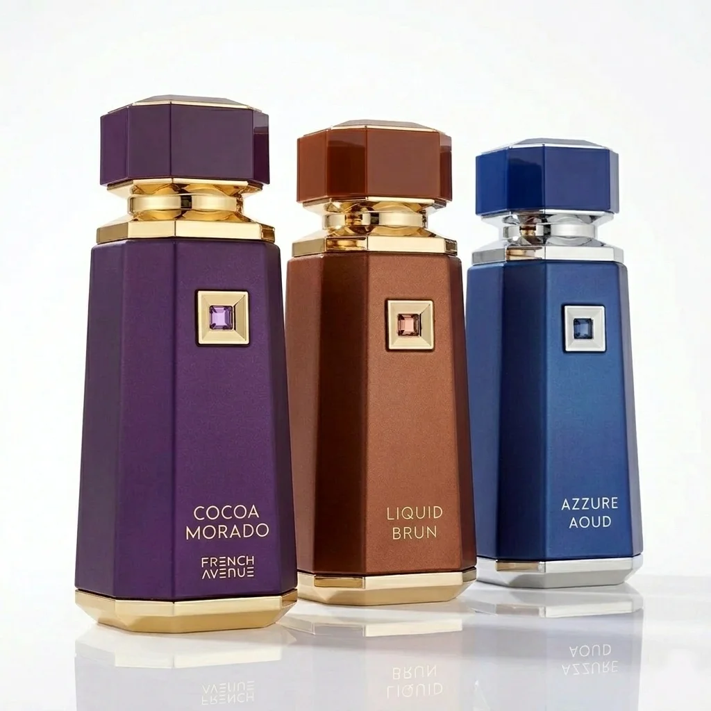 

Arab Long Lasting Fragrance French Avenue Liquid Brun Azzure Aoud Cocoa Morado Woody Spicy Vanilla Perfume Unisex Gift