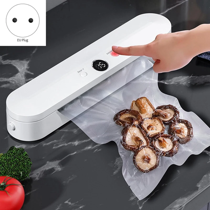 

Mini Electric Vacuum Food Sealer Dry & Wet Vacuum Sealer Machine Professional Food Sealer Sealing Machine EU Plug Easy To Use