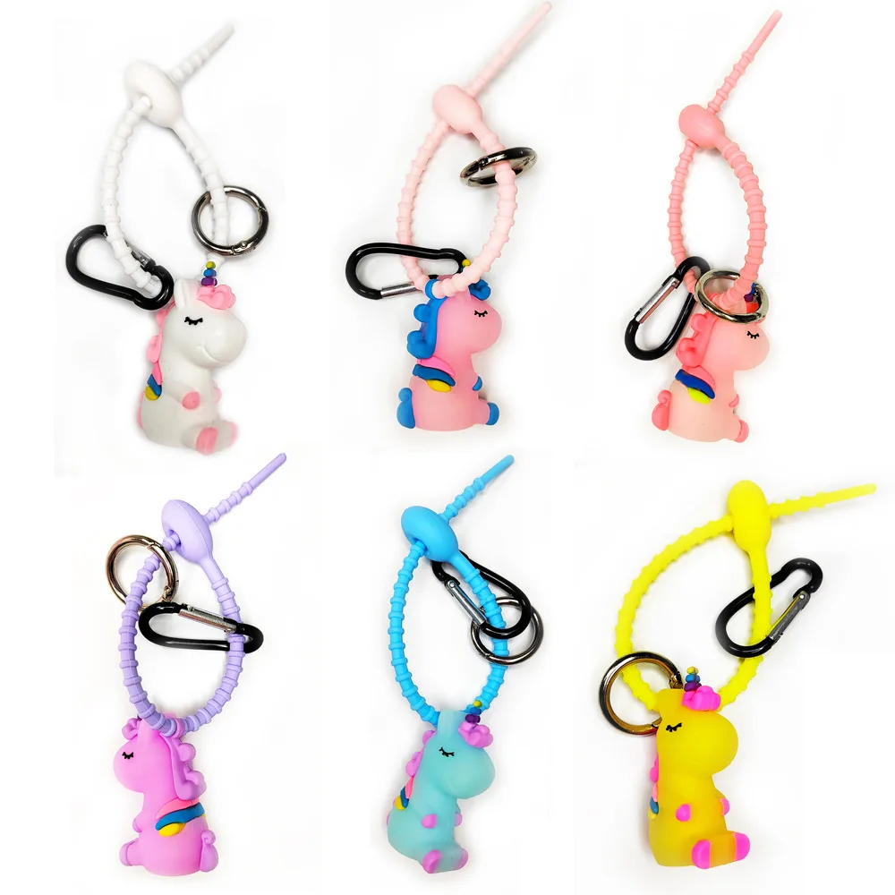 

215mm Silicone Ties Adjustable Color Silicone Zip Tie Self-locking DIY silicone keychain pendant silicone rope