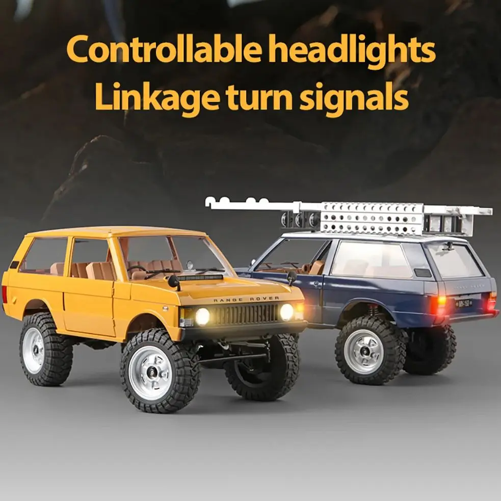 MN168 RC سيارة MN نموذج RTR 1:12 4WD 2.4G سيارة التحكم عن بعد على الطرق الوعرة تسلق مركبة مصباح ليد 60 دقيقة العمل RC سيارة لعبة كهدية