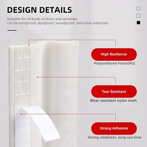 2-48m sürgülü pencere hava sıyırma, ses yalıtımı için kendinden yapışkanlı kesilebilir köpük, altta kapı boşluğu, durdurucu, şerit, conta, beyaz, gri 8 en çok satılan, koli bandı, gri no. 5