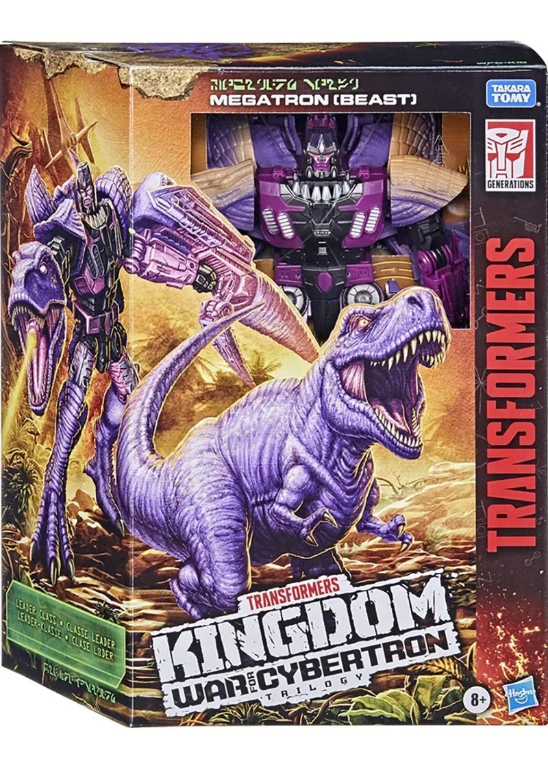 In Stock HASBRO Transformers Generations War for Cybertron: Kingdom Leader WFC-K10 Megatron (Beast) Action Figure Model Toys