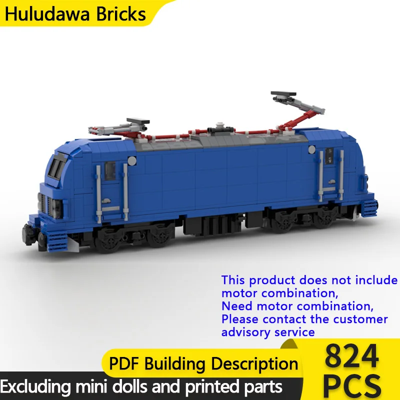 

City Car Model MOC Building Bricks Series 192 Regional Commuter Train Modular Technology Gift Holiday Assemble Children Toy Suit