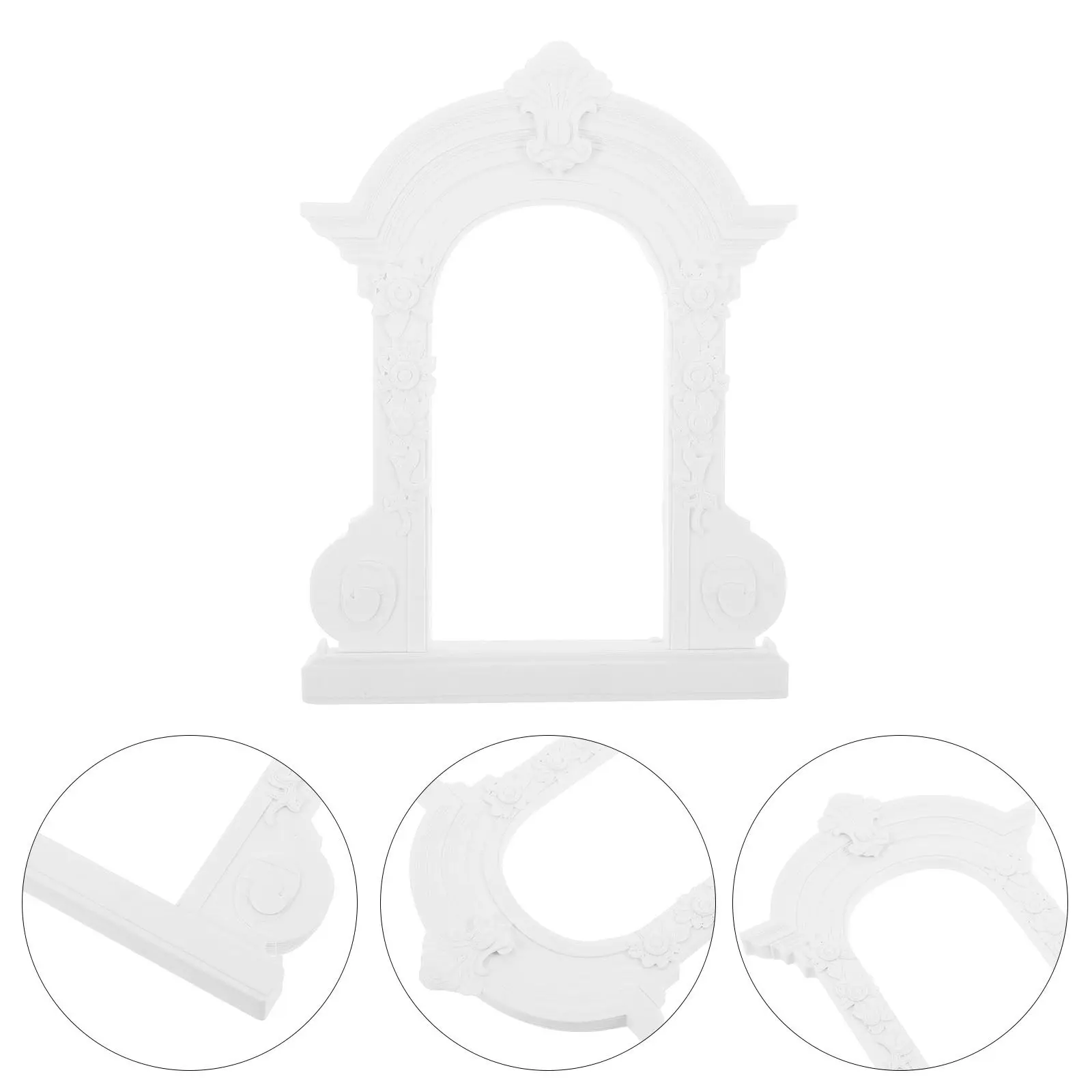 

Портативная прочная мини-арка в греческом стиле для свадьбы, декоративный набор для цветочной арки, миниатюрные аксессуары для кукольного домика, сказочный сад