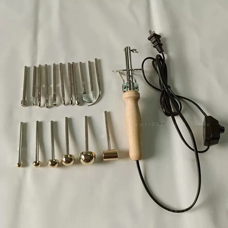 17-Heads Electric Fabric Flower Maker – Artificial Flower Ironing Machine, Fake Flower Making Tool Kit