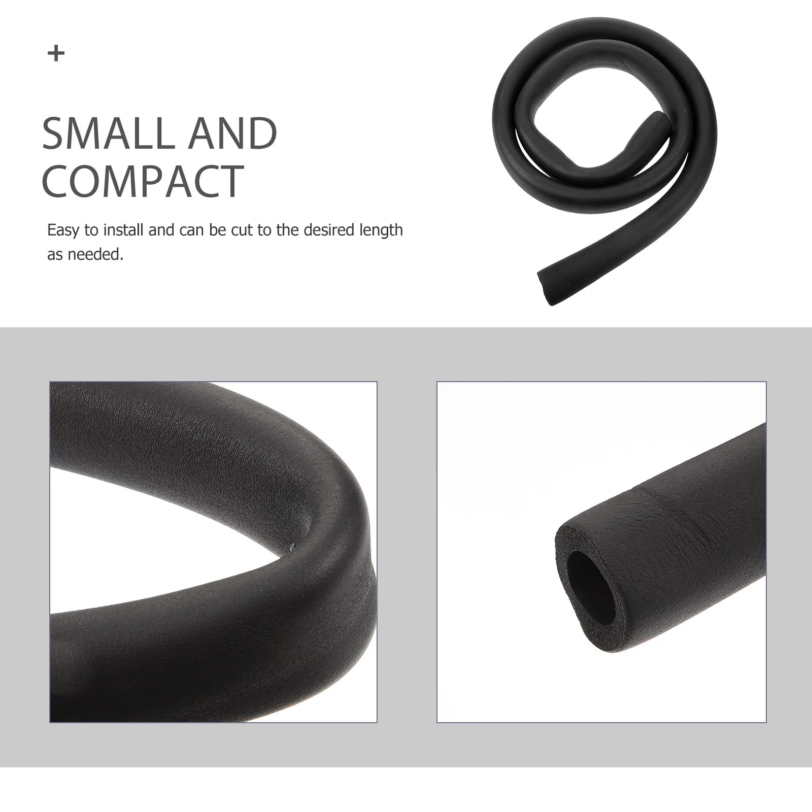 غلاف أنبوب عازل مادة مطاطية حماية حرارية سميكة لأنابيب المياه بالطاقة الشمسية الخارجية مقاومة للتجميد ومرنة