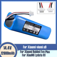 Genuine 12800mAh For Xiaomi Lydsto R1 rechargeable lithium-ion battery, robot vacuum cleaner,viomi s9,battery pack
