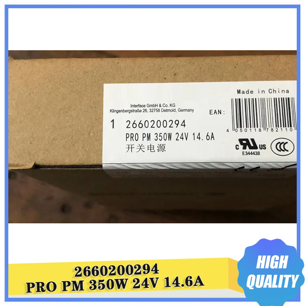 2660200294 PRO PM 350W 24V 14.6A For Weidmuller Switching Power Supply High Quality Fast Ship