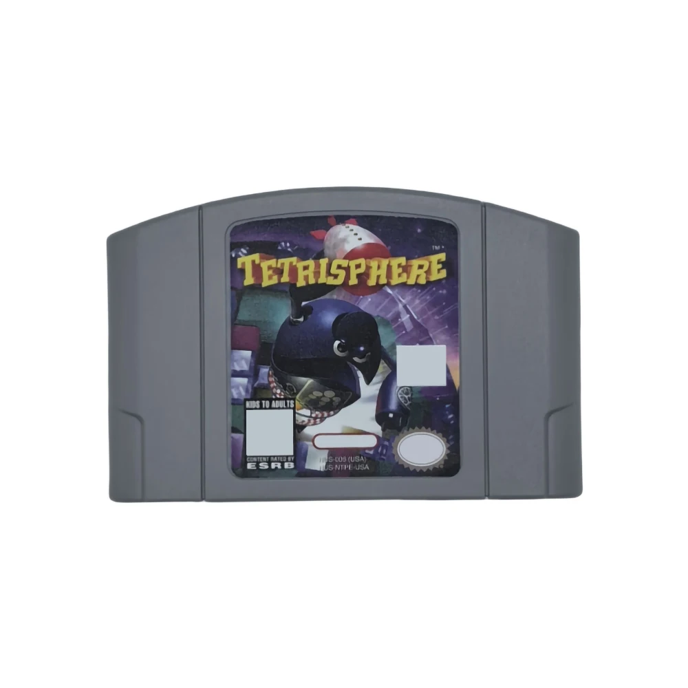 

Игровая консоль с картриджем N64, версия для США-tetrisмнофер