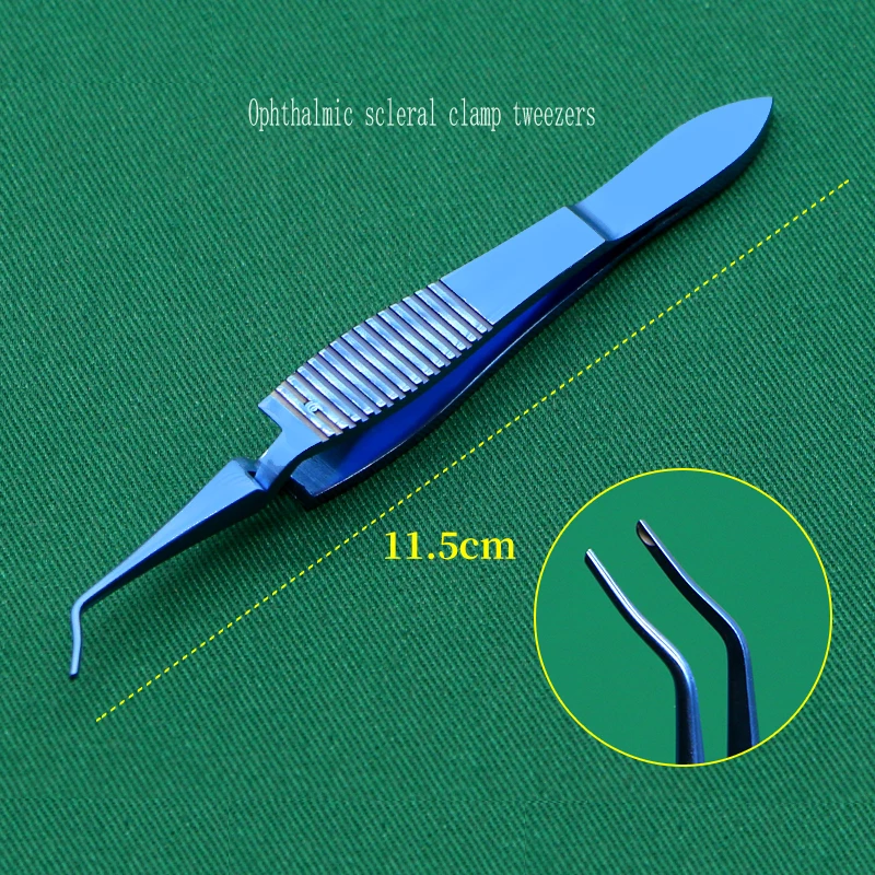 คีมคลิป skleral จักษุ, คีมจักษุ, เครื่องมือเครื่องมือไทเทเนียมเหล็กคุณภาพสูง, การผ่าตัด vitrectomy จักษุ