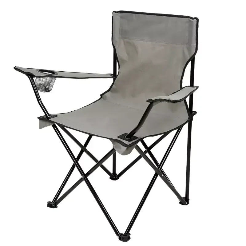 for Custom Cheap Outdoor Portable 52x85cm Backrest Folding Camping Chair Foldable Beach Chairs