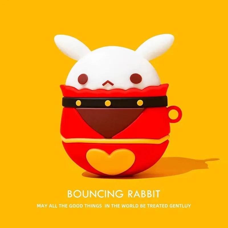 Étui AirPods 2 3 Pro en Silicone 3D, boîtier de chargement pour écouteurs Apple, mignon