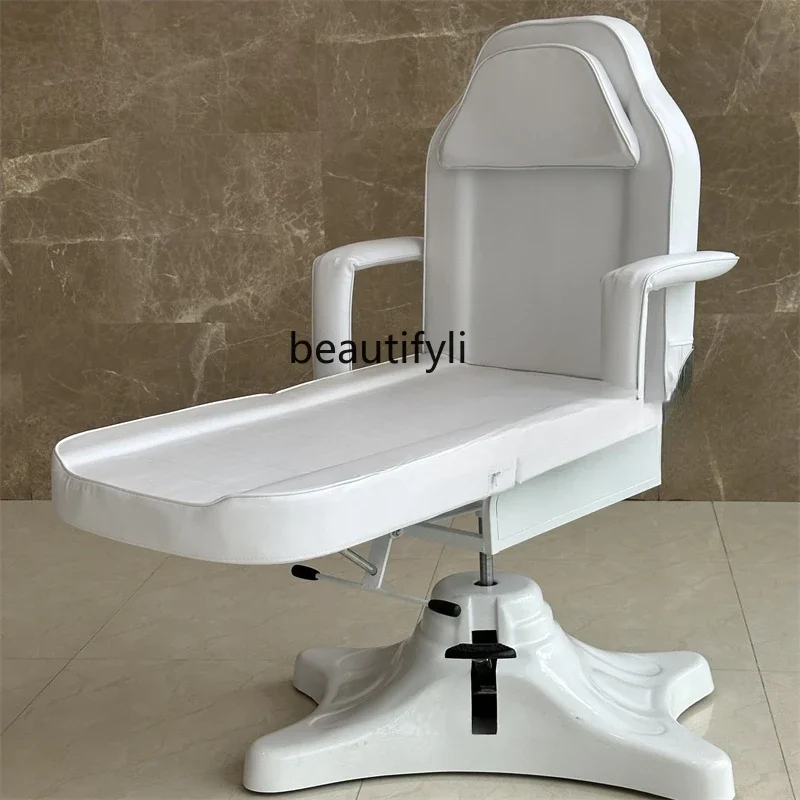 Facial Bed Semi-Permanent Eyebrow Tattoo Bed Multifunctional Adjustable Tattoo Chair Hydraulic Chair Lift Eyebrow Tattoo