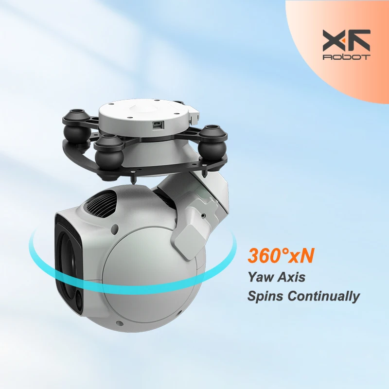 XF D-80PRO 4K 30X Drone Hybrid Zoom Pod Camera con HDR Starlight Visione notturna Stabilizzatore a 3 assi Carico utile UAV leggero