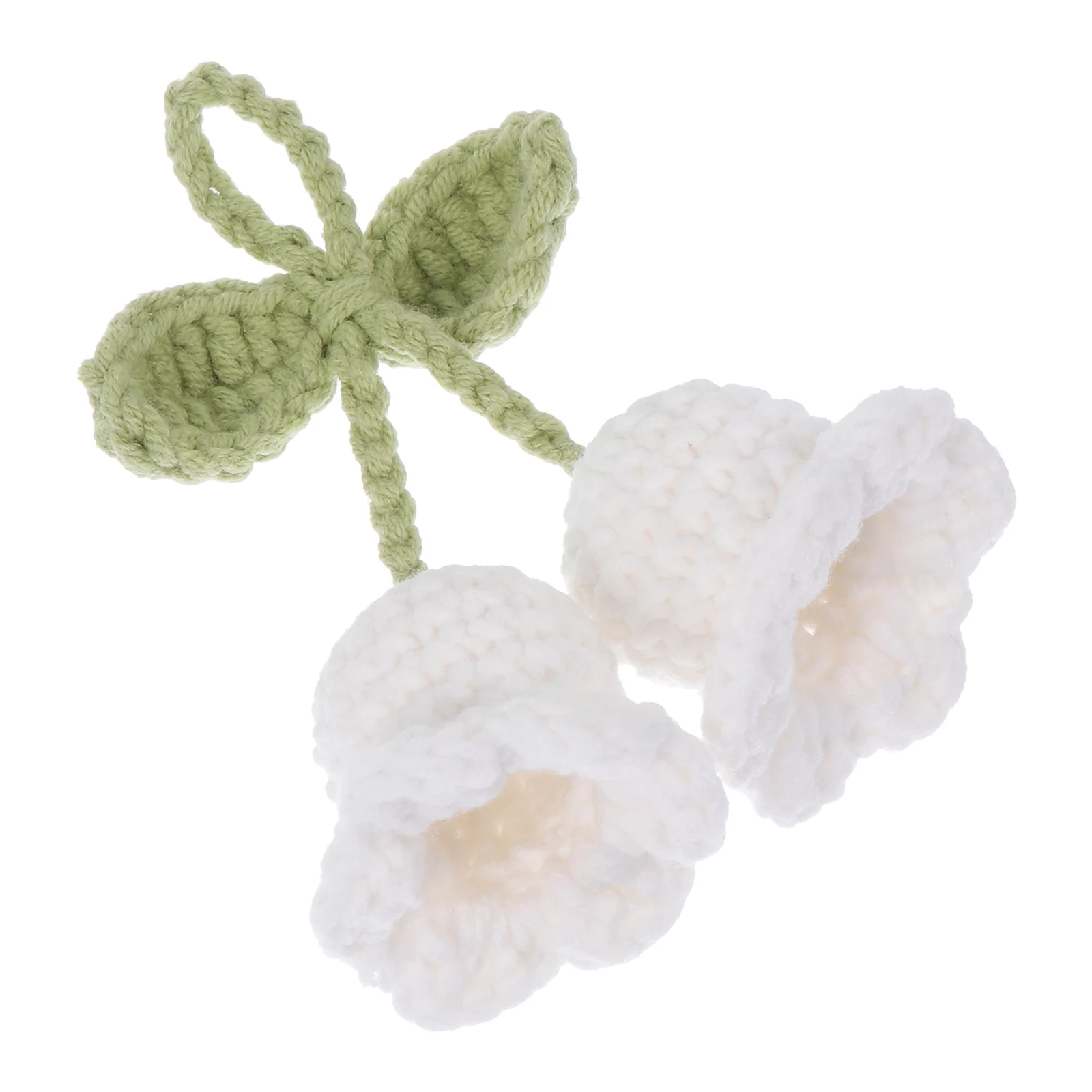 

Key Chain Flower Ornaments Woven Pendants Knitted Accessories Yarn Wool Pin Creative Design Lightweight Store Lovely