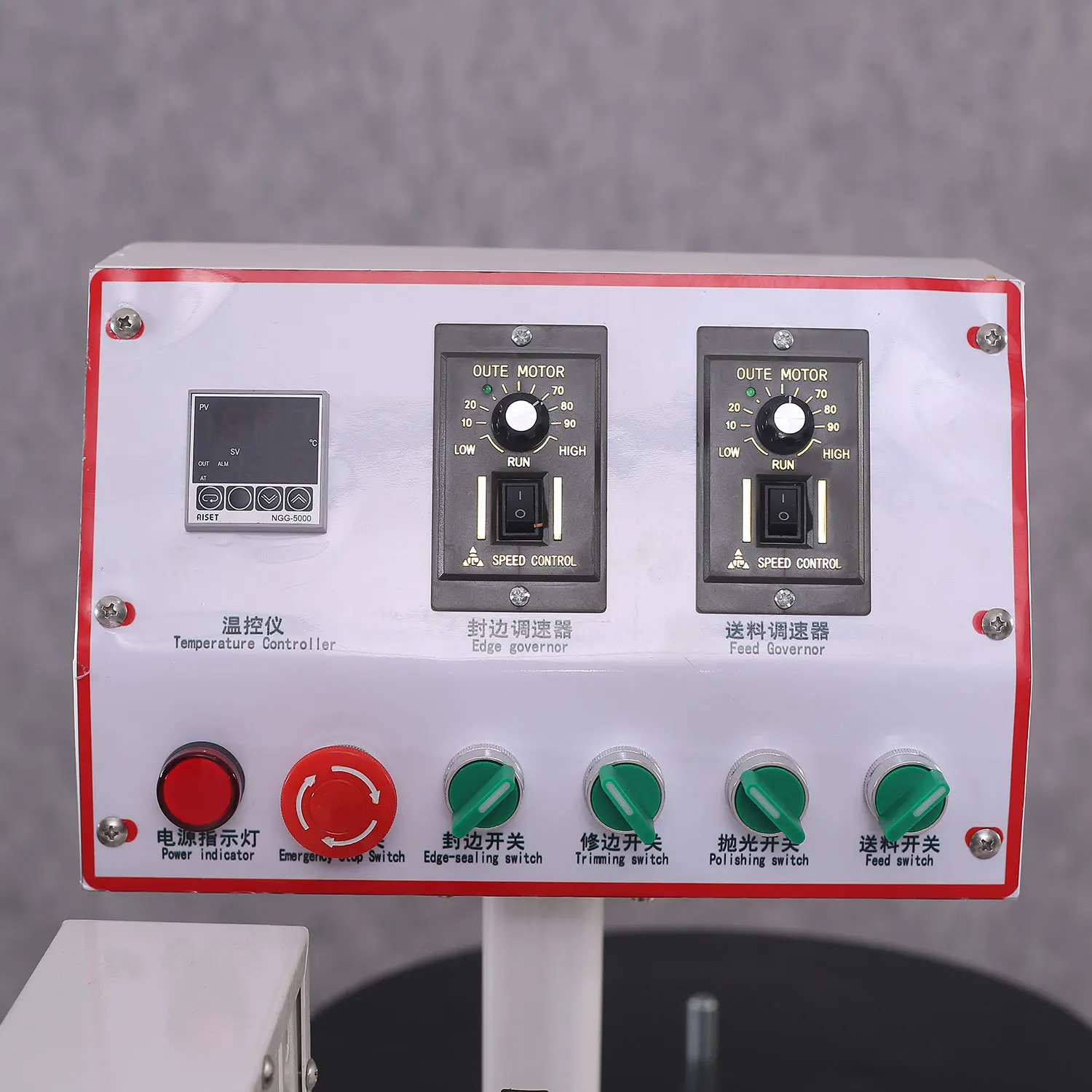 Aplicadora automática de bandas de borde de madera contrachapada de PVC de alta velocidad completamente automática DW1800