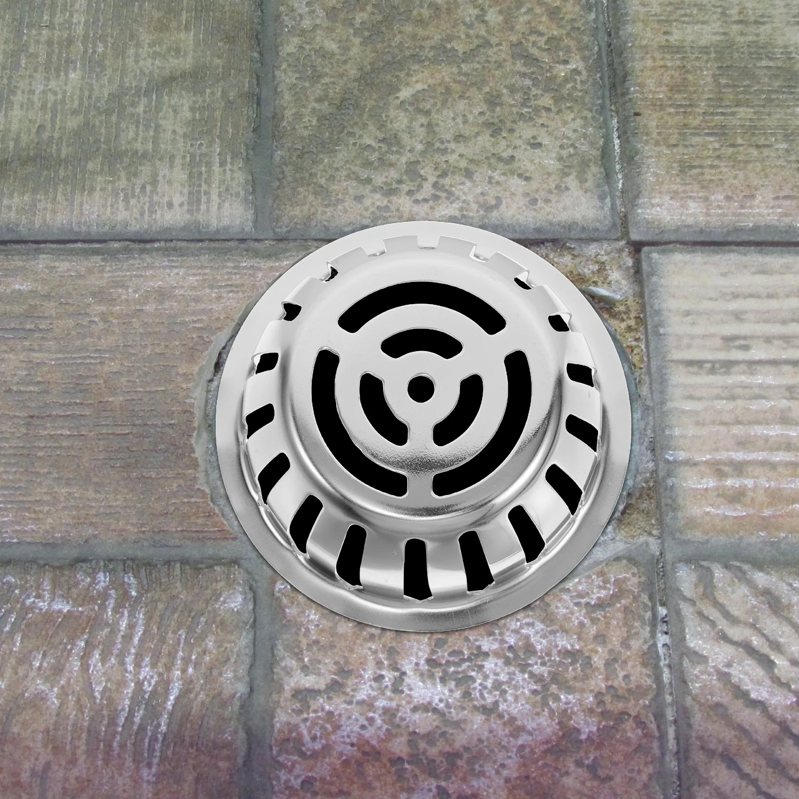 الفولاذ المقاوم للصدأ شرفة غطاء لبالوعة بالأرضية غير انسداد مكافحة حجب سقف خارجي شرفة غطاء ثقب الصرف معدن دائم #6