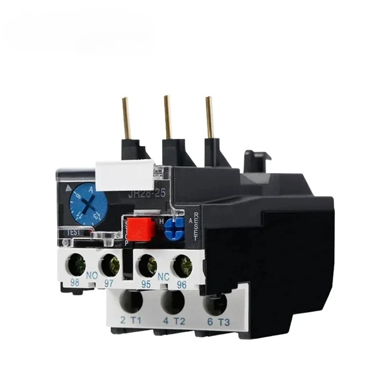 JR28-25 Thermal Overload Relay Adjustable Relaying With Over Current Protection Used For AC Contractor CJX2-12/18 Series