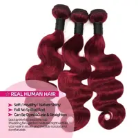 14A 99J Burgundy Body Wave Bundles Human Hair Brazilian Unprocessed 30 36 Inch Virgin Weave Raw Hair 98% Human Hair Bundles Extensions 5