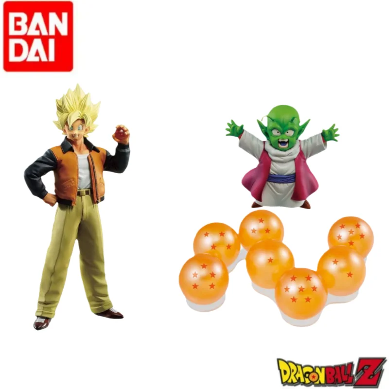 

In Stock Original Bandai Ichiban Kuji Anime Merchandise Action Figure Son Goku Dende Model Ornaments Statue Holiday Gifts