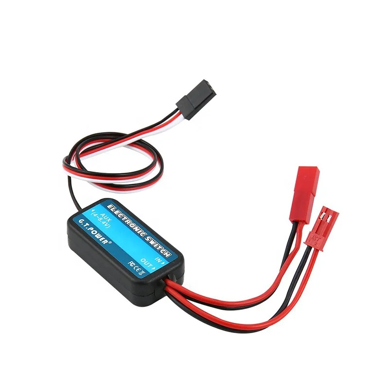 5PCS G.T POWER 0-40V Remote Controller Electronic Switch Plastic Radio System For RC Aircraft Helicopter Quadcopter Car & Drone