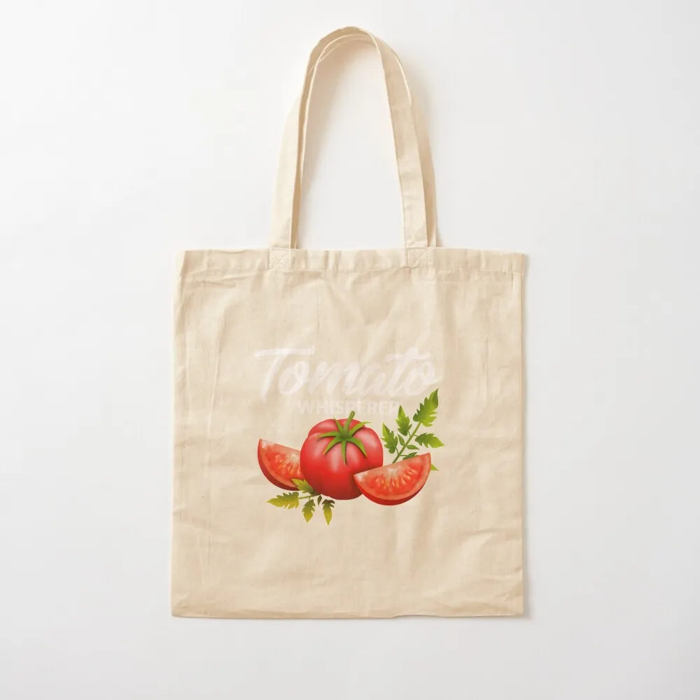 

The Tomato Whisperer Gardening Tending Garden Farmers Tote Bag Eco bag reusable grocery bags Canvas Tote Bag