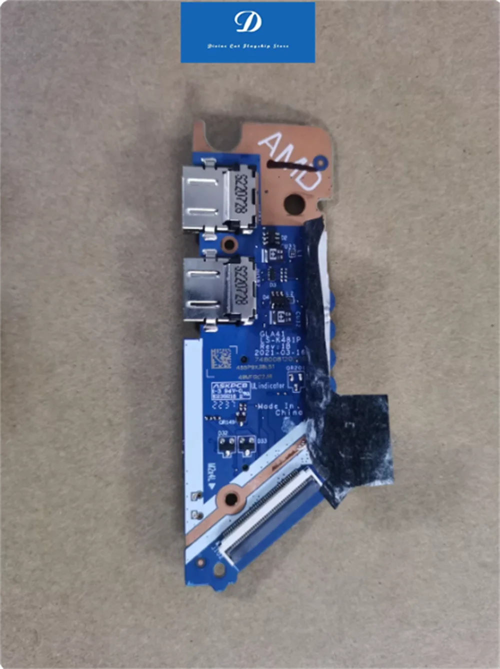 FOR Lenovo ideapad 5 PRO-14ACN6 Xiaoxin AIR14 ACN LS-K481P 2021 USB Board