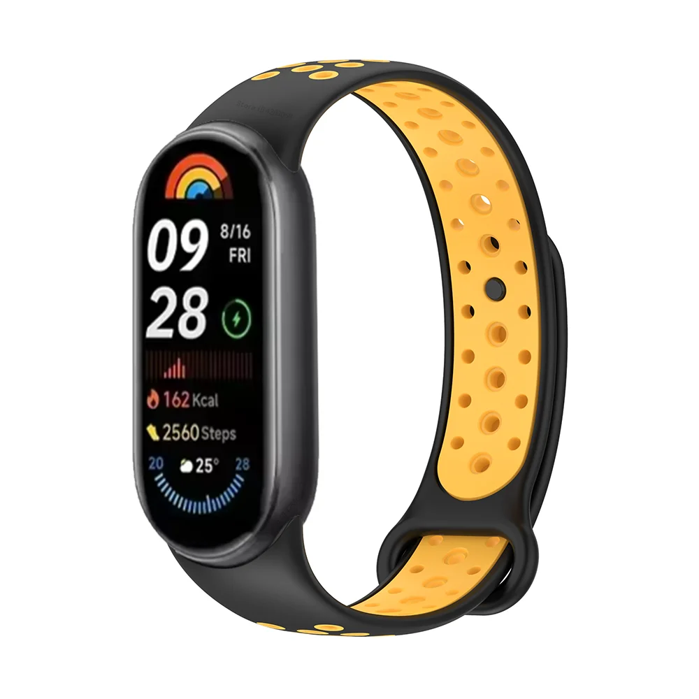 Correa de silicona para Xiaomi Mi Band 8, pulsera de silicona para reloj inteligente, accesorios deportivos