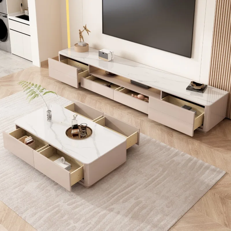 منظم عالمي حامل تلفاز لغرفة المعيشة، أدراج عرض فاخرة حديثة، طاولة تلفزيون، أثاث موبليس على الطراز الصيني