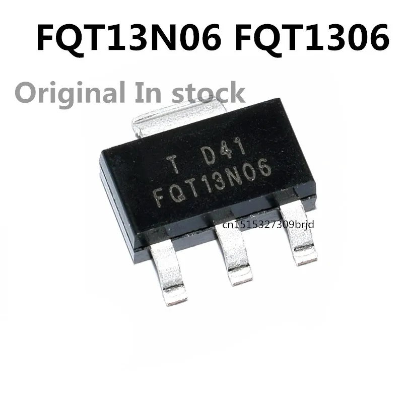 Original 5pcs/ FQT13N06 FQT1306 FQT13N06L   NPN TO-223