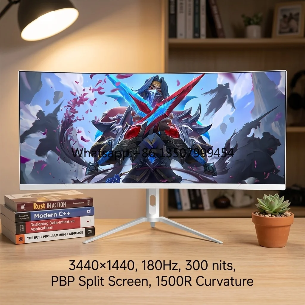 

34-Inch 4K Gaming Monitor with HDR400 FreeSync USB RGB Light 21:9 Aspect Ratio UHD FHD 34 Inch LED in Stock