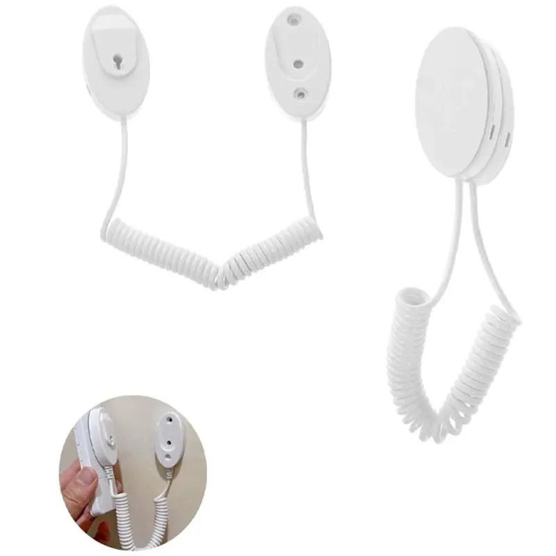 

AA73 Настенный держатель-стикер для пульта дистанционного управления телевизором, страховочный замок для шнура с креплением-резинкой, 2 шт.