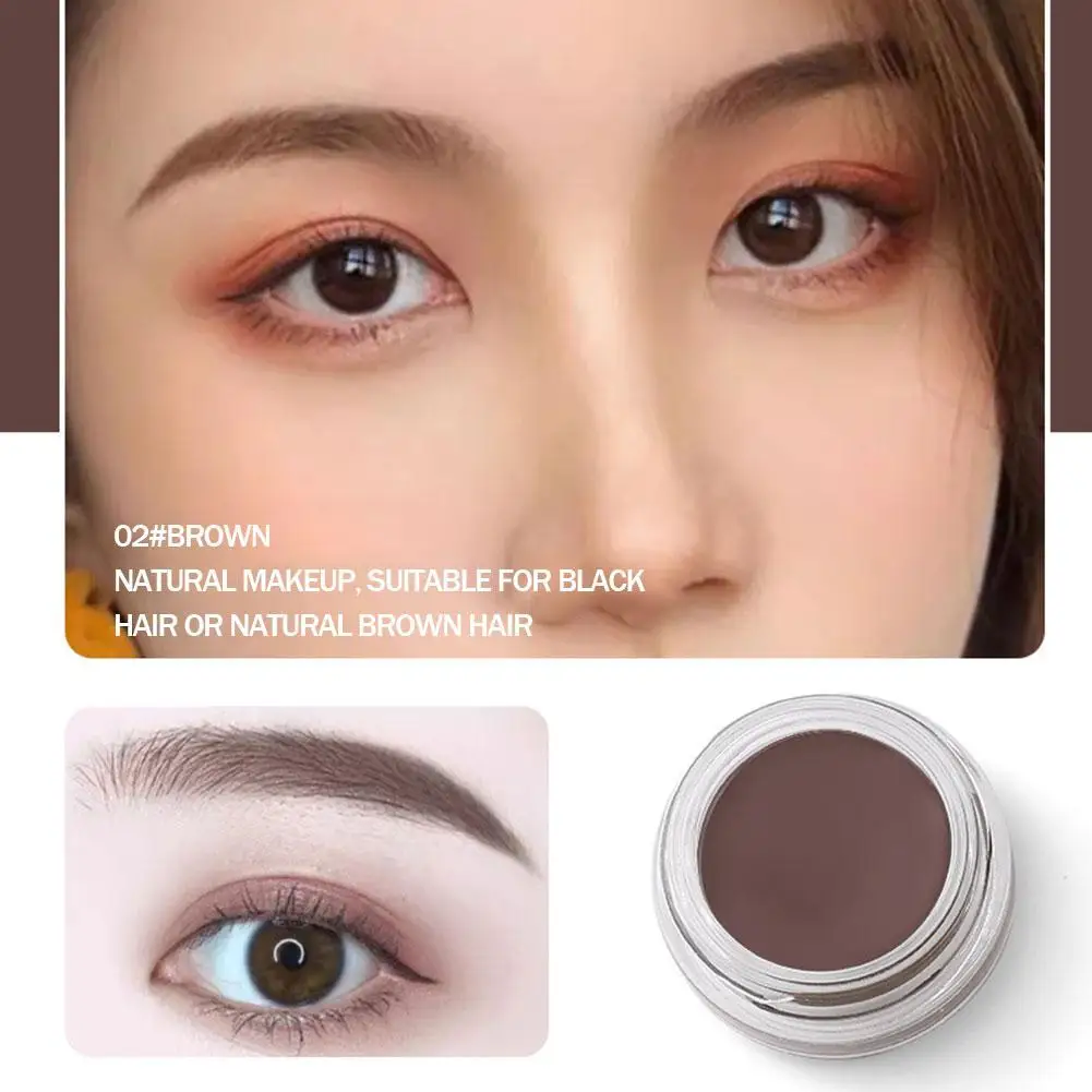 4g Eyebrow Cream Gel Enhancers Long-lasting Waterproof Eye Brows Pomade Gel With Brushes For Women Makeup S0U0