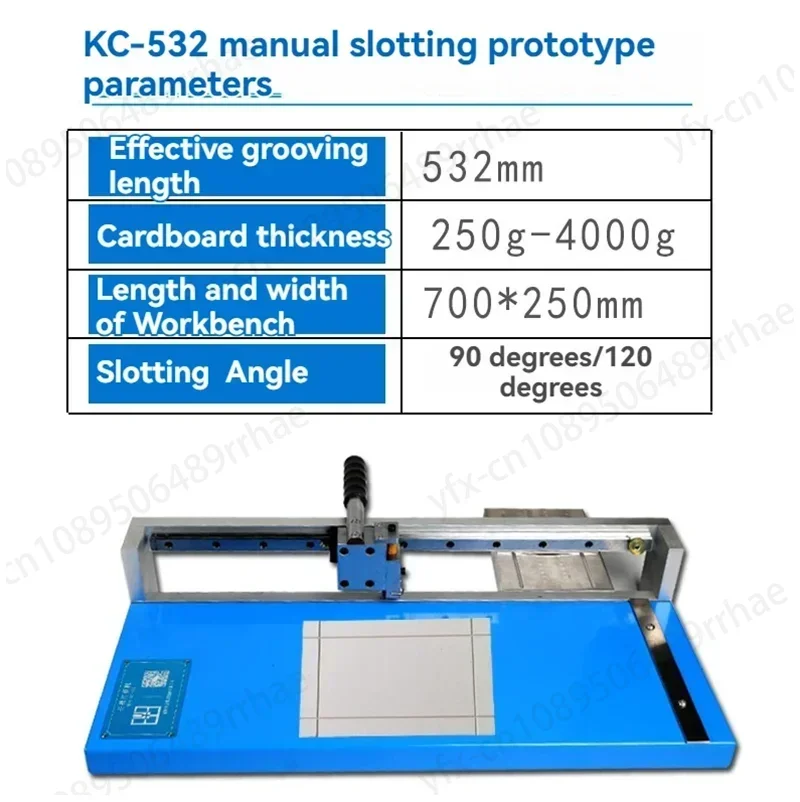 Electric V groove machine gray board slotting proofing machine gift box professional slotting cardboard density board