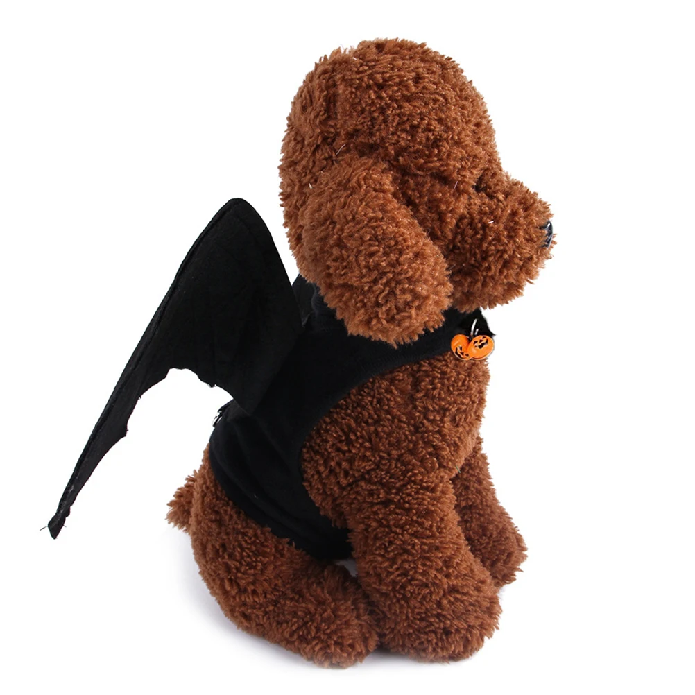 

Bat Wing Pet Costume Halloween Dog Clothes Party Supplies Durable Premium Material Easy Wear Comfortable Jogging